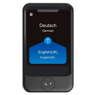 Pocketalk S translator - a handy translating device.